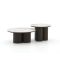 Apple Bee Tonga Beistelltisch-Set ø 80 cm (h: 36 cm)/ø 60 cm (h: 44 cm)