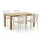 Apple Bee Hawaii/ROUGH-S 160 cm Gartenmöbel-Set 5-teilig stapelbar
