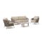 Tierra Outdoor Nuri/Moretti Sessel-Sofa Lounge-Set 4-teilig 5-Sitzer