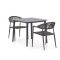 Manifesto Belpasso/Sora 90 cm Gartenmöbel-Set 3-teilig stapelbar