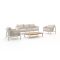 Zavelli Cuore Sessel-Sofa Lounge-Set 4-teilig 5-Sitzer
