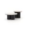 Apple Bee Tonga Beistelltisch-Set ø 80 cm (h: 36 cm)/ø 60 cm (h: 44 cm)