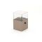 Cosiscoop Square Tischkamin 20x20 cm (h: 30 cm) - Sandy Beige