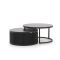 Bellagio Oriago Lounge Gartentisch-Set ø 85 cm (h:45 cm)/ø 78 cm (h:36 cm)