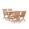 Sunyard Leeds/Preston 120 cm Gartenmöbel-Set 5-teilig