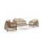Manifesto Ortello/ROUGH-K Sessel-Sofa Lounge-Set 4-teilig 4-Sitzer