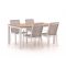 Forza Altea/Fidenza 160 cm Gartenmöbel-Set 5-teilig stapelbar