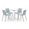 Forza Narni/Canzo ø 80 cm Gartenmöbel-Set 5-teilig stapelbar