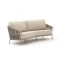 Tierra Outdoor Nuri Gartensofa 3-Sitzer 227 cm - Champagne (inkl. Kissen)