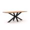 Bellagio Induno Dänisch oval High Dining Gartentisch 220x110x95 cm