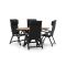 Bellagio Fermo/Fidenza oval 180 cm Gartenmöbel-Set 5-teilig verstellbar