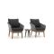 Intenso Borgetto/ROUGH-K ø 40 cm Balkon Lounge-Set 3-teilig