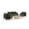 Zavelli Convivia Sessel-Sofa Lounge-Set 4-teilig 4-Sitzer