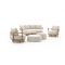 Zavelli Soffice Sessel-Sofa Lounge-Set 5-teilig drehbar 5-Sitzer