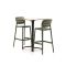Forza Pazzia/Canzo 70 cm Gartenbar-Set 3-teilig stapelbar verstellbar