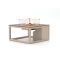 Cosiraw Lounge Feuertisch 100x100x55 cm - Aluminium