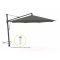 Glatz Sombrano S+ Easy Ampelschirm ø 400 cm