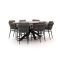 Bellagio Mineo/ROUGH-Y Ellips 240 cm High Dining Gartenmöbel-Set 7-teilig