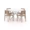 Forza Xitta/Sora ø 127 cm Gartenmöbel-Set 5-teilig
