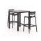 Forza Vico/Fidenza 80 cm Gartenbar-Set 3-teilig
