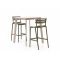 Forza Vico/Savio 90 cm Gartenbar-Set 3-teilig