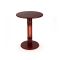 Monti HeatLine Pulse Gartentisch mit Heizstrahler 1500 W ø 60 cm (h: 75 cm) - Rot