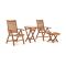 Sunyard Corby/Preston ø 65 cm Balkon-Set 4-teilig verstellbar