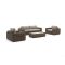 Intenso Segrino Sessel-Sofa Lounge-Set 4-teilig