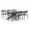 Manifesto Belpasso/Furato Ellips 200 cm Gartenmöbel-Set 7-teilig stapelbar