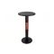 Monti HeatLine Vibe Bartisch mit Heizstrahler 1500 W ø 60 cm (h: 110 cm) - Schwarz