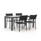 Bellagio Roma/Fidenza 160 cm Gartenmöbel-Set 5-teilig stapelbar