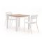 Forza Vico/Fidenza 90 cm Gartenmöbel-Set 3-teilig stapelbar