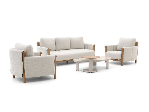 Bellagio Calcinelli Sessel-Sofa Lounge-Set 5-teilig 5-Sitzer
