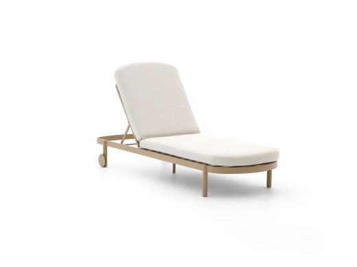 Hartman Palma Gartenliege mit Rollen verstellbar