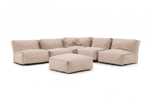 Manifesto Lonato Eck Sitzsack Lounge-Set 6-teilig