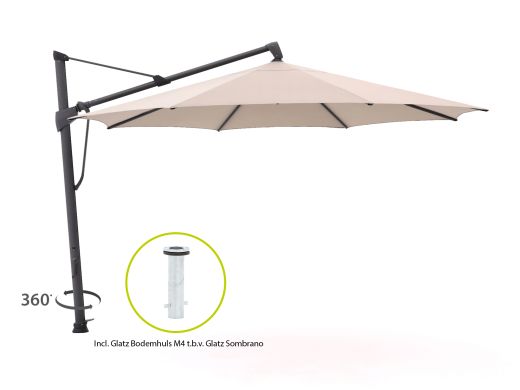 Glatz Sombrano S+ Easy Ampelschirm ø 400 cm