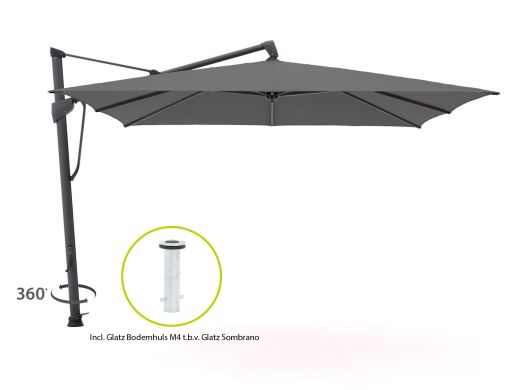 Glatz Sombrano S+ Easy Ampelschirm 350x350 cm
