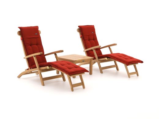 Sunyard Country/Wales 60 cm Deckchair-Set 3-teilig