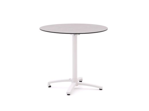 Bellagio Canzo Gartentisch klappbar ø 80 cm (h:73 cm)