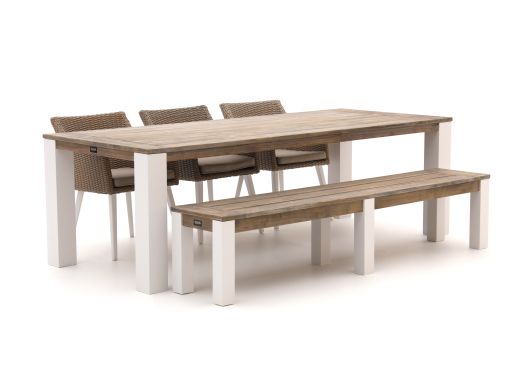 Manifesto Matesei/ROUGH-X 240 cm Gartenmöbel-Set met bank 5-teilig