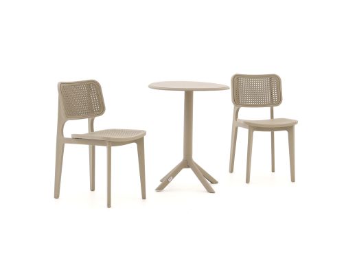 Forza Xitta/Rieti ø 60 cm Balkon-Set 3-teilig
