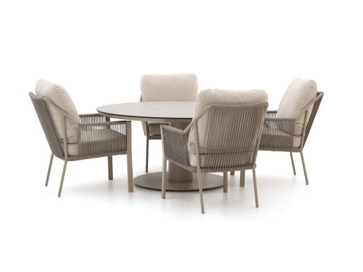 Tierra Outdoor Liv/Moreno Low Dining Gartenmöbel-Set 5-teilig