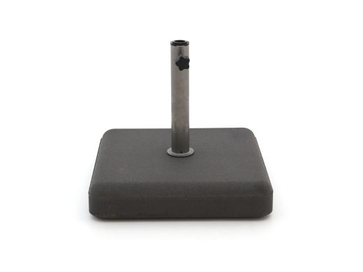 Sonnenschirmständer 35 kg Beton - Quadratisch/Anthrazit für Rohrdurchmesser ø 25-44 mm