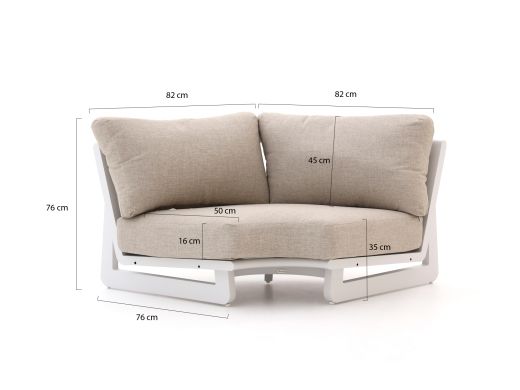 Bellagio Bertinoro Lounge Eckelement 108 cm