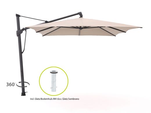 Glatz Sombrano S+ Easy Ampelschirm 400x300 cm