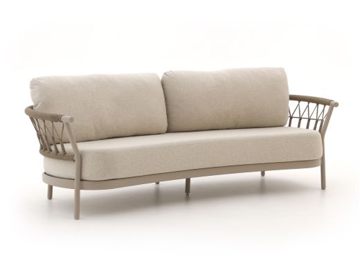Tierra Outdoor Fresca Gartensofa 3-Sitzer 244 cm - Champagne (inkl. Kissen)