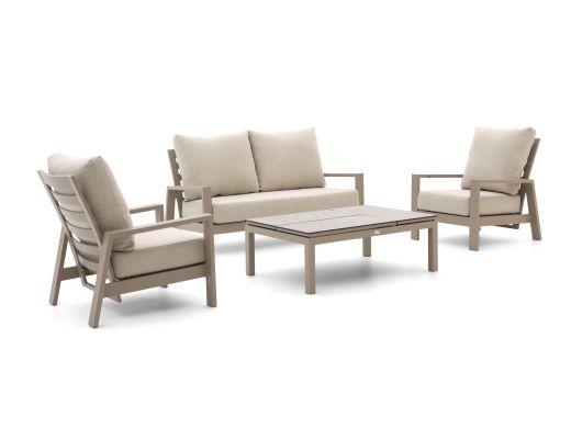 Tierra Outdoor Musone/Flip-Up Sessel-Sofa Lounge-Set 4-teilig 4-Sitzer verstellbar