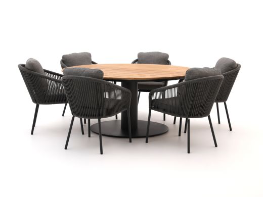 SUNS Nappa/Grado ø170 cm Gartenmöbel-Set 7-teilig