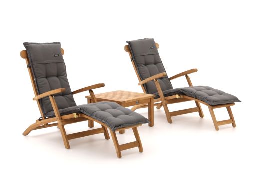 Sunyard Country/Wales 60 cm Deckchair-Set 3-teilig