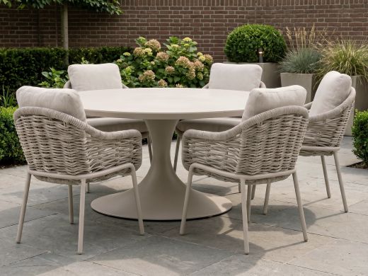 SUNS Casto/Nova ø 150 cm Gartenmöbel-Set 6-teilig